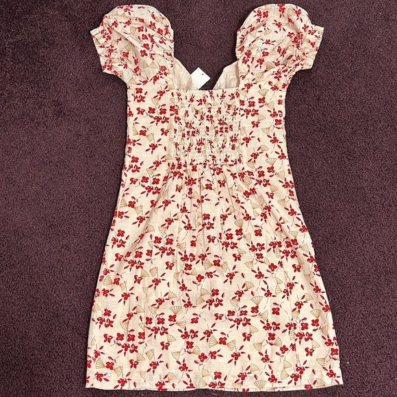 NWT Urban Outfitters Pink Floral Dress - Picture 9 of 10